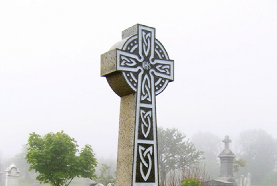 Celtic Cross St. Mary's Cemetery Saint John